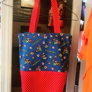 Super Mario Bros. Tote- Handmade item